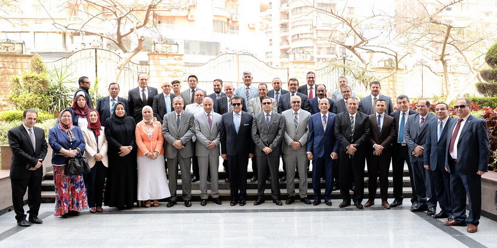 Minister of Higher Education at Mansoura University