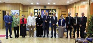 Bahraini Cultural Attaché at Mansoura University to Discuss Ways of Cooperation and Check on Students' Conditions