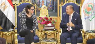 Mansoura University President Receives Hungarian Ambassador to Discuss Academic and Scientific Cooperation