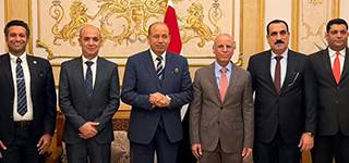 President of Mansoura University Discusses Strengthening Academic Cooperation with Iraqi Ambassador in Cairo