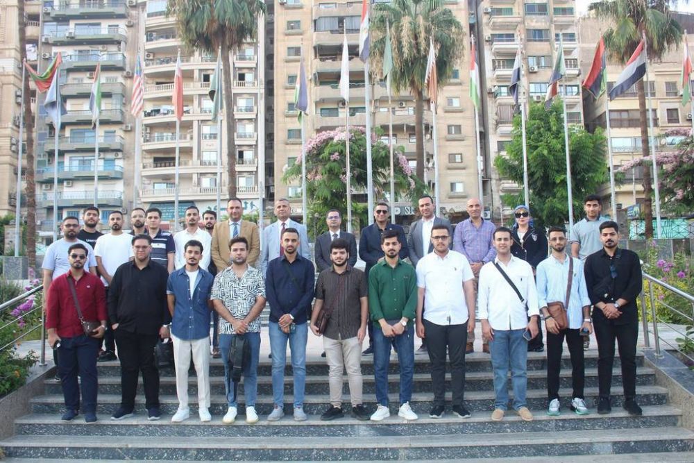 Mansoura University organizes an introductory meeting and a campus tour for the Iraqi Al Ain University delegation as part of the summer training program activities