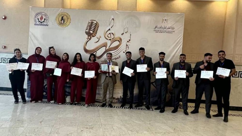 Mansoura University Wins 5 Awards at the Conclusion of the Second Season of the "Tarab" Music and Singing Festival, in the Presence of the Minister of Higher Education