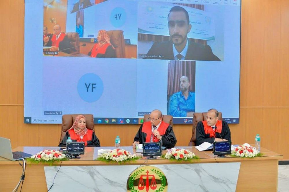 Mansoura University Discusses Doctoral Dissertation of Palestinian Researcher via Video Conference Due to His Inability to Attend in Egypt