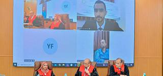 Mansoura University Discusses Doctoral Dissertation of Palestinian Researcher via Video Conference Due to His Inability to Attend in Egypt